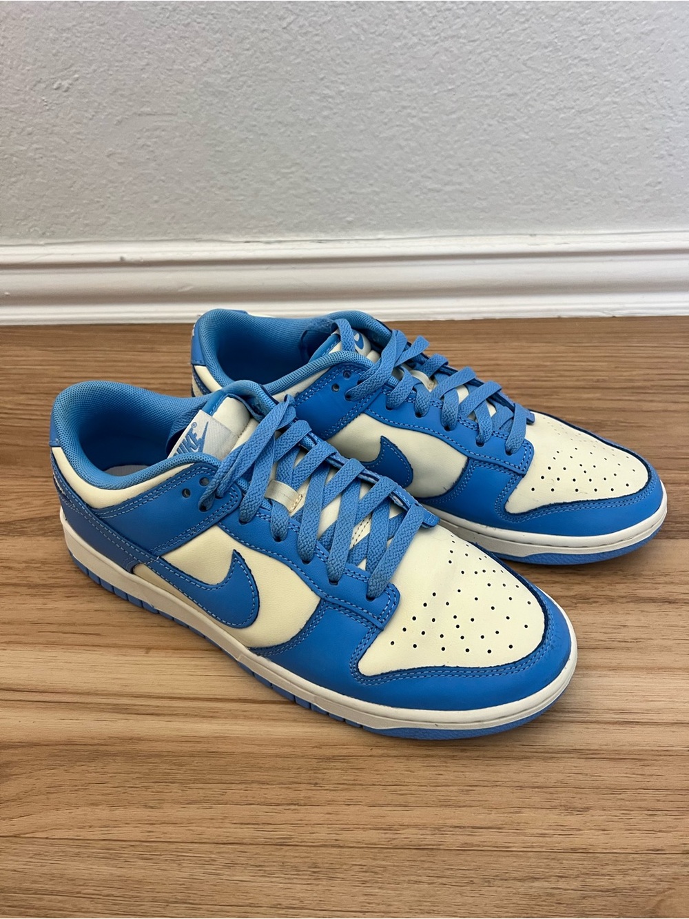 Nike Dunk Low Retro- University Blue/Coconut Milk- great condition